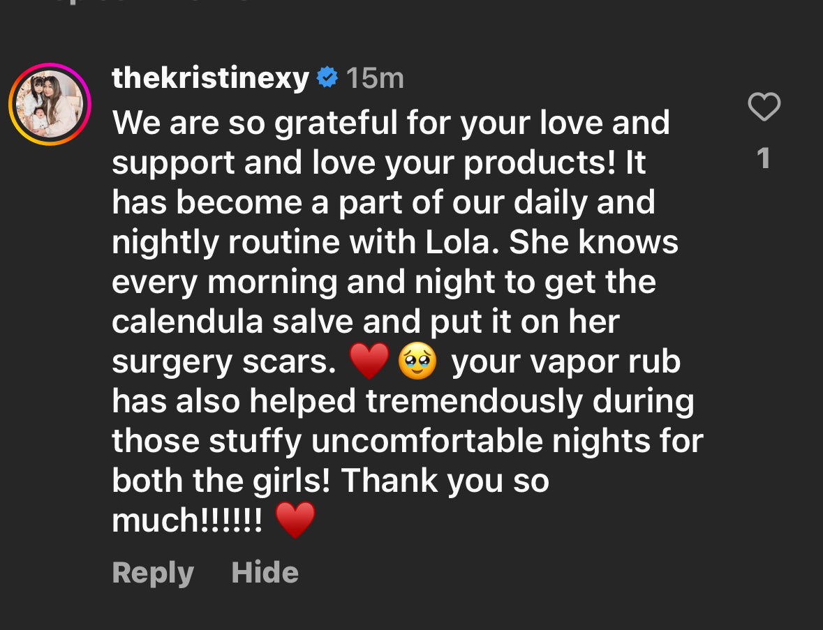 Natural Vapor Rub for Cold, Flu & Congestion Relief| Adult & kids