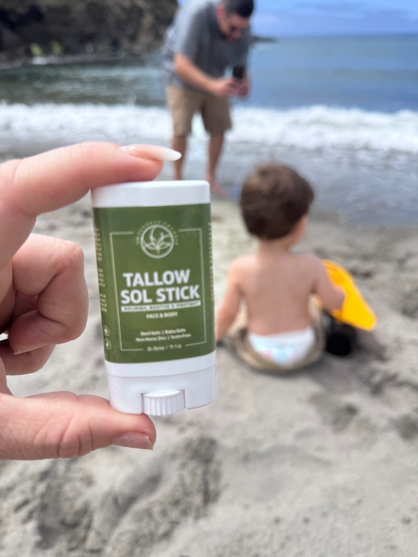 Tallow SOL Stick – Natural Mineral Sun Protection | Baby-Safe & Reef-Safe | Tallow Sun Stick
