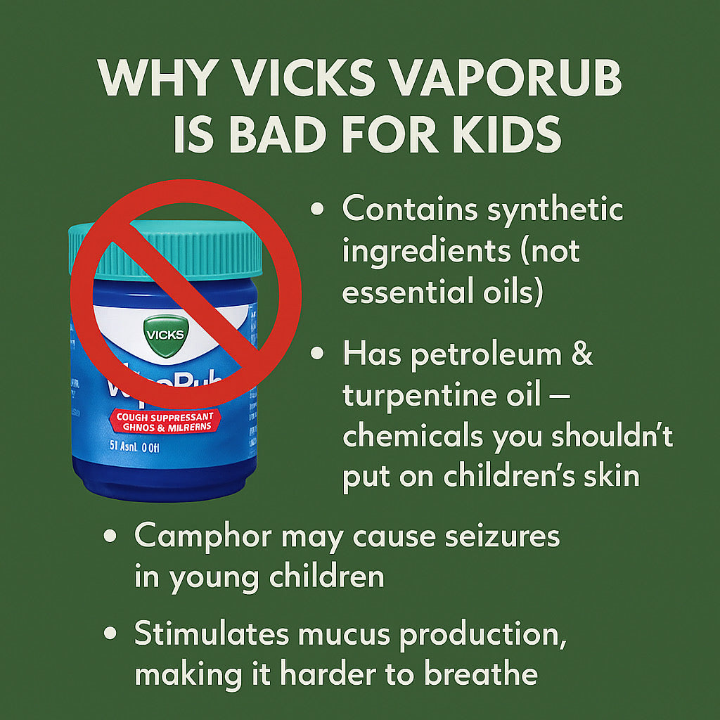 Vapor Roll-On – Natural Relief for Cough, Congestion & Headaches, Safe for babies, moms & families.