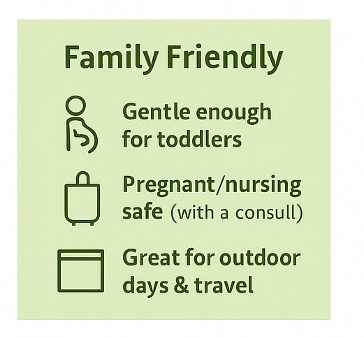 Herbal Bug Spray – DEET Free | Alcohol Free | Family Safe | Ticks | Mosquitos