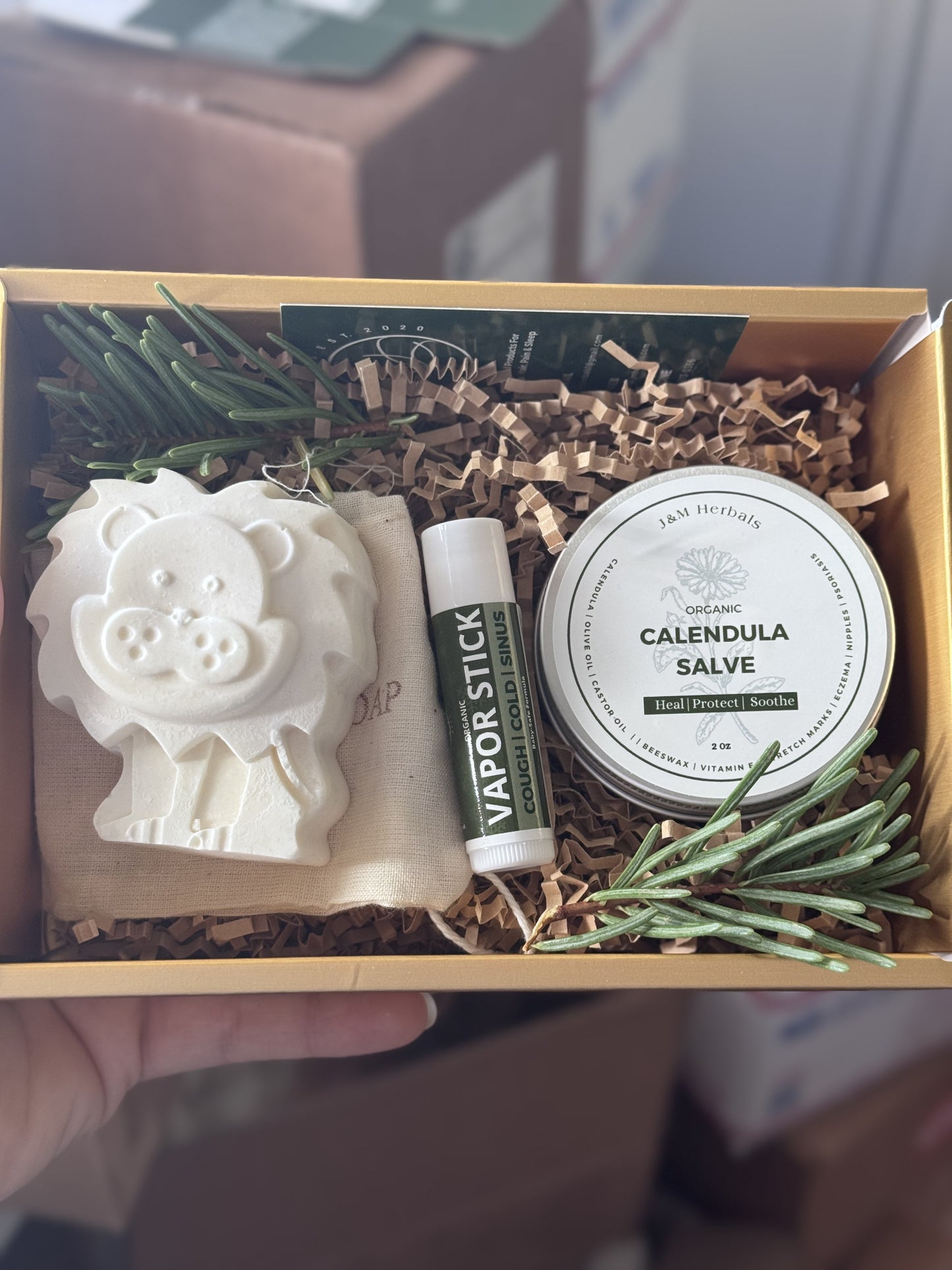 Baby Skincare Bundle, Beef Tallow Soap, Calendula Salve, Sensitive Skin,
