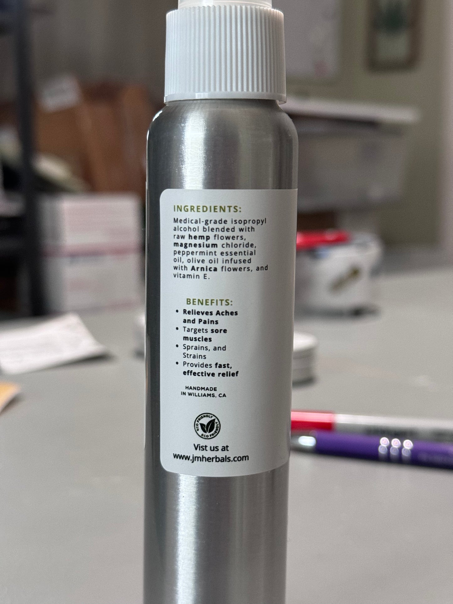 Arnica & Magnesium Joint & Muscle Herbal Spray – Fast-Acting Pain Relief Body Mist
