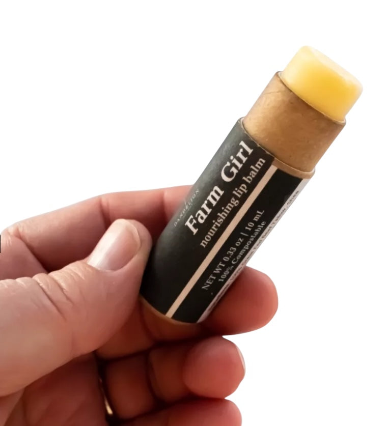 Tallow Lip Balm, Peppermint, Dry lips,