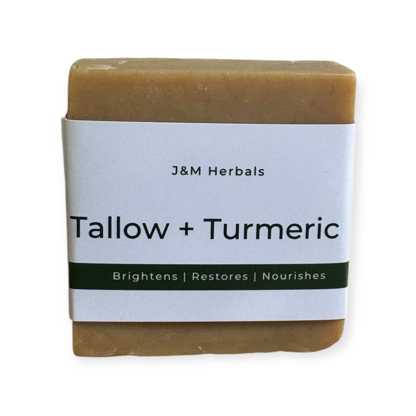 Beef Tallow Turmeric & Manuka Honey Soap Bar– Skin Brightening Restores Nourishes