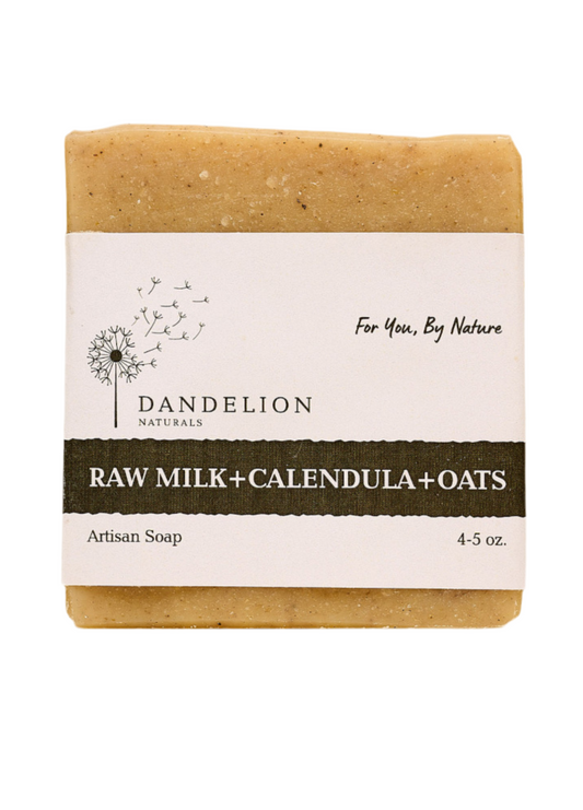 Raw Milk, Calendula, & Oats Bar Soap