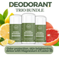 Natural Deodorant with magnesium and castor oil