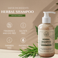 HERBAL SHAMPOO | Hemp Seed + Rosmary | Lightweight Clarifying Formula | upgraded 10oz bottle