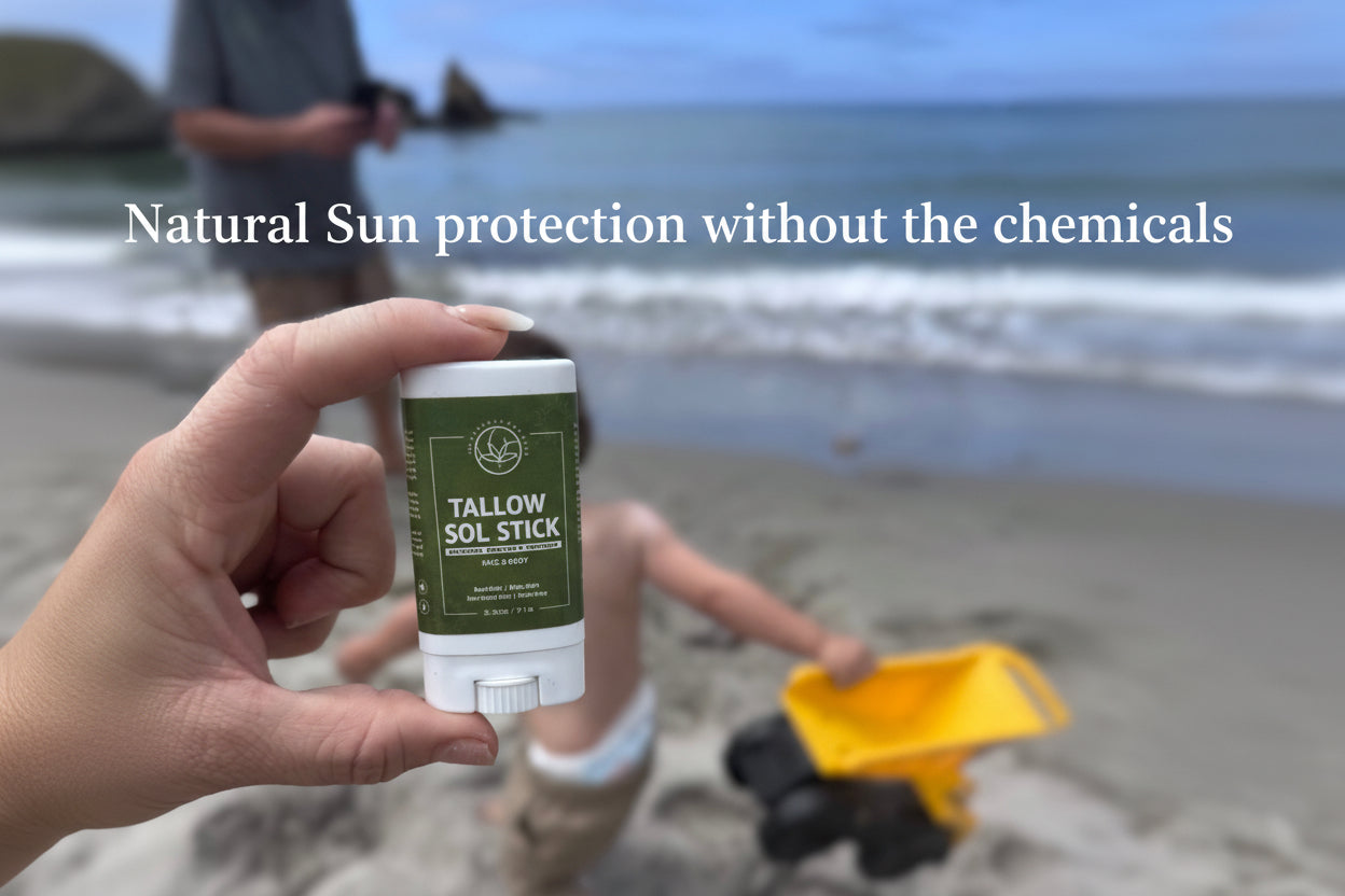 Tallow SOL Stick – Natural Mineral Sun Protection | Baby-Safe & Reef-Safe | Tallow Sun Stick