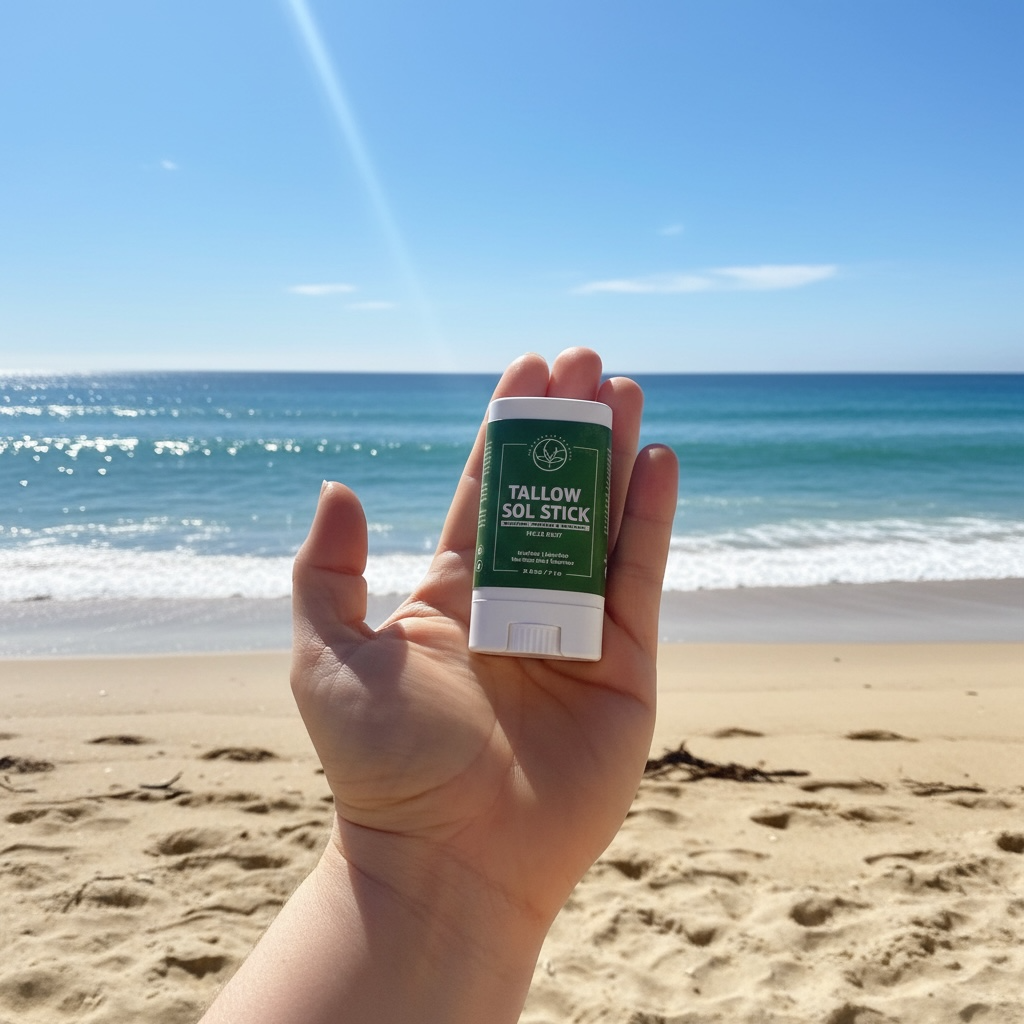 Tallow SOL Stick – Natural Mineral Sun Protection | Baby-Safe & Reef-Safe | Tallow Sun Stick