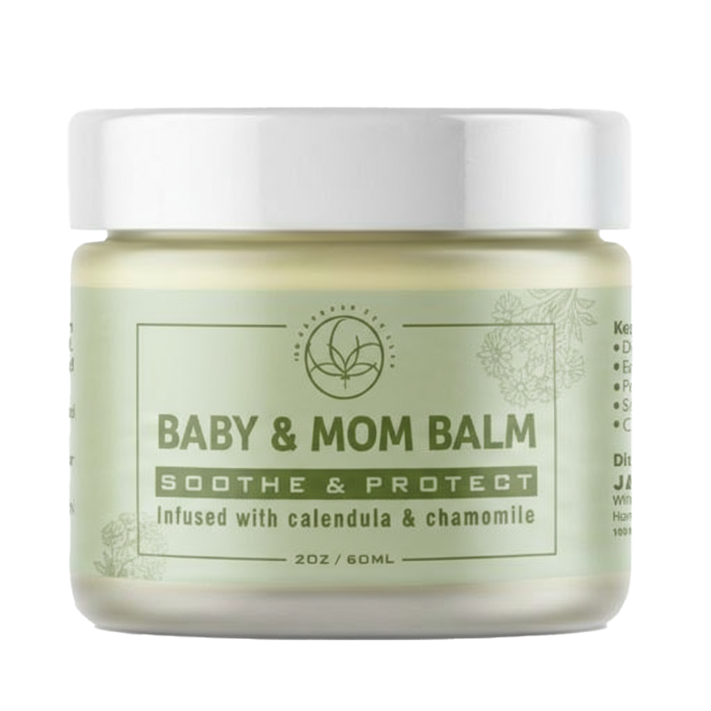 Organic Calendula Healing Salve for Diaper Rash, Eczema, Stretch Marks, & Nipple Care – All-Natural Remedy for Sensitive Skin