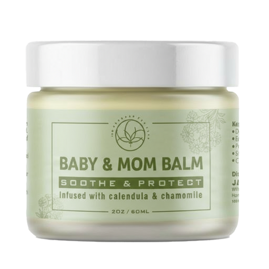 Organic Calendula Healing Salve for Diaper Rash, Eczema, Stretch Marks, & Nipple Care – All-Natural Remedy for Sensitive Skin