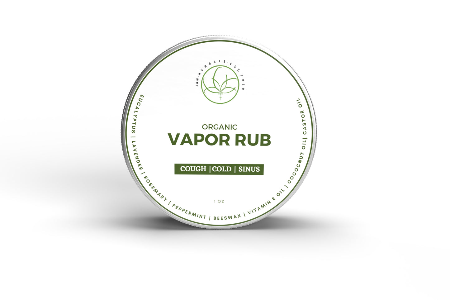 Organic Vapor Rub | Cough | Cold | Flu | Congestion |