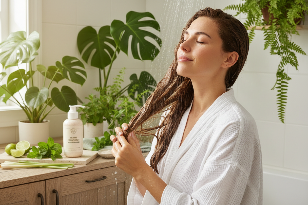 Herbal Conditioner – Deep Hydration | Aloe Vera|Lemongrass & Peppermint