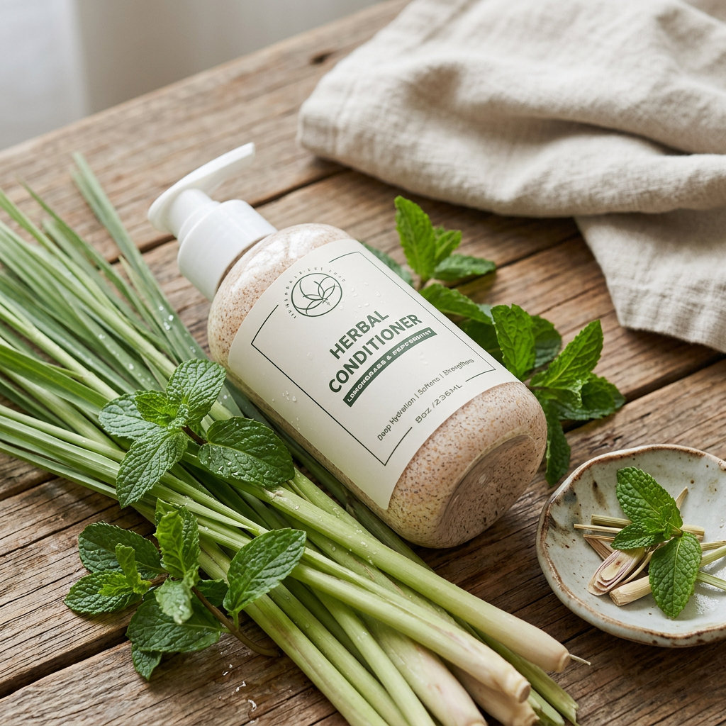 Herbal Conditioner – Deep Hydration | Aloe Vera|Lemongrass & Peppermint