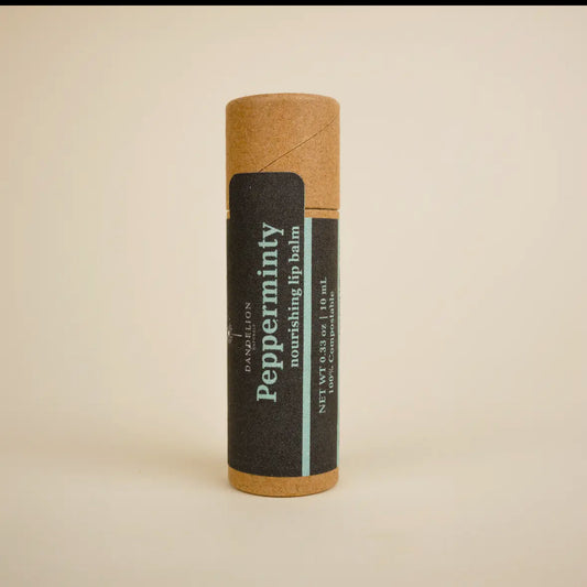 Tallow Lip Balm, Peppermint, Dry lips,