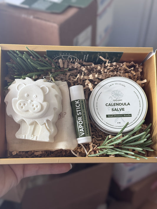 Baby Skincare Bundle, Beef Tallow Soap, Calendula Salve, Sensitive Skin,