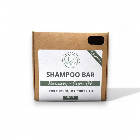 Rosemary + Castor Oil Shampoo Bar | Natural Hair Growth & Thickness