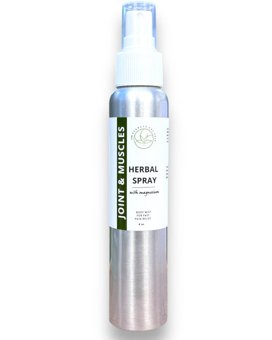 Arnica & Magnesium Joint & Muscle Herbal Spray – Fast-Acting Pain Relief Body Mist