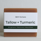 Beef Tallow Turmeric & Manuka Honey Soap Bar– Skin Brightening Restores Nourishes