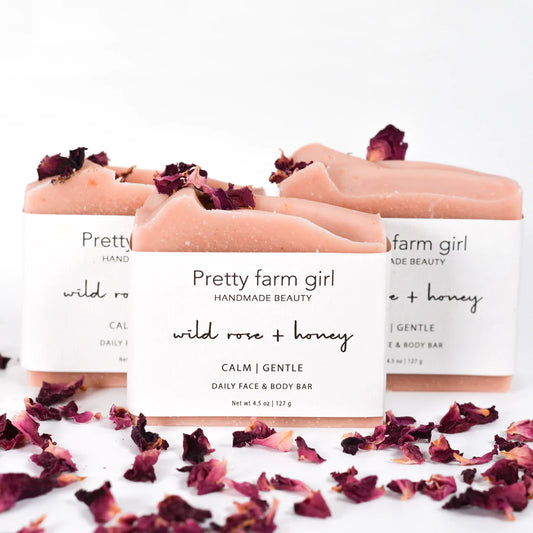 Wild Rose + Honey | Goat Milk Soap